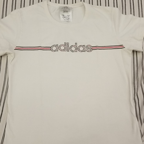 NWT Adidas White medium size shirt - Picture 3 of 3